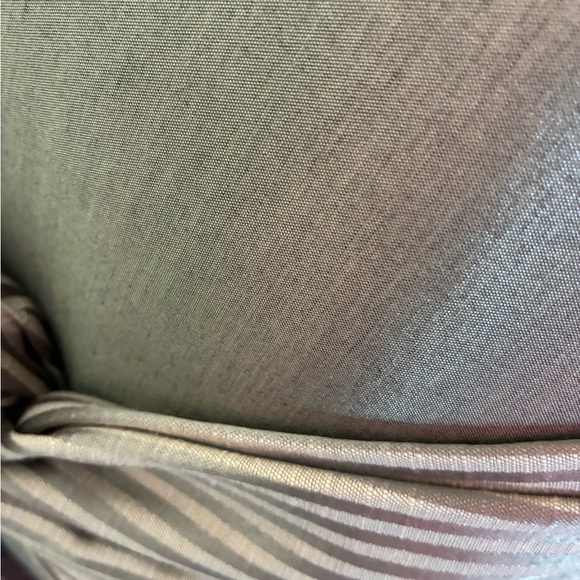 Elegant Green Accent Pillows with Striped Bow - Picture 4 of 4